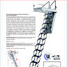 Чердачная лестница Oman NOZYCOWE PP 70x110 см h-3,0m