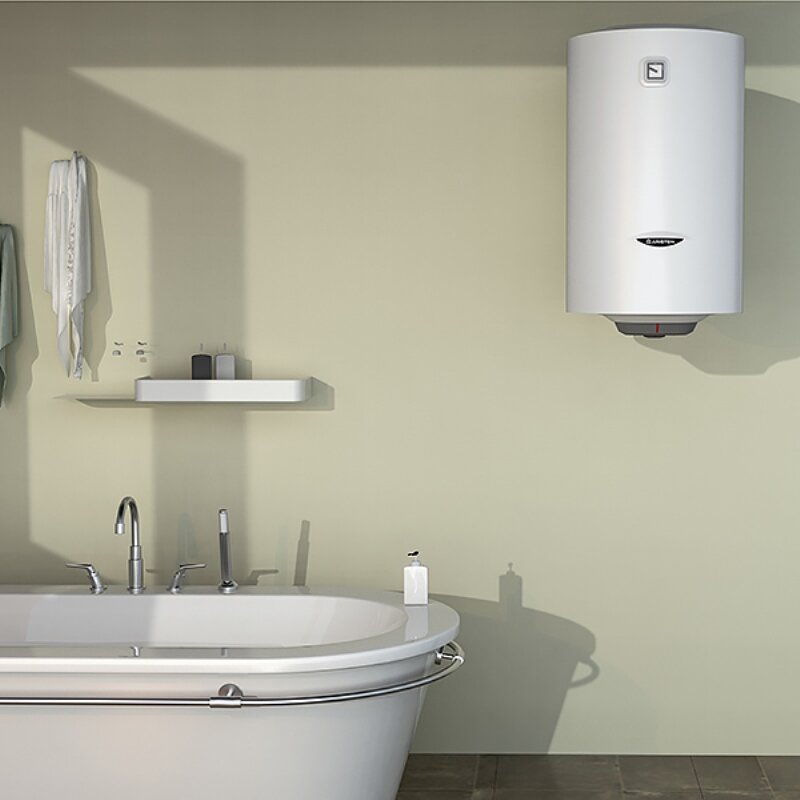 Водонагреватель электрический накопительный Ariston PRO1 R 50л круглый эмаль мех.упр-е