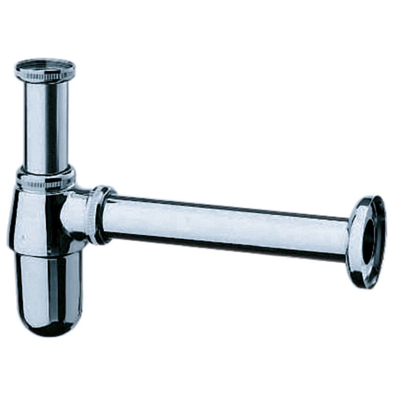 Сифон бутылочный Hansgrohe 11/4 x 32 для раковины (латунь) отвод 225 мм хром