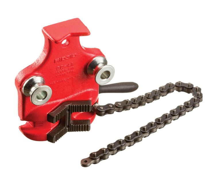 Тиски верстачные цепные с нижним винтом для труб RIDGID BC4A 1/8 - 4
