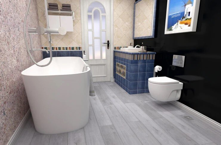 Плитка кварц-винил (замковый) Betta Villa V112 Дуб Леванто (упак. 10 шт = 2,248м²)