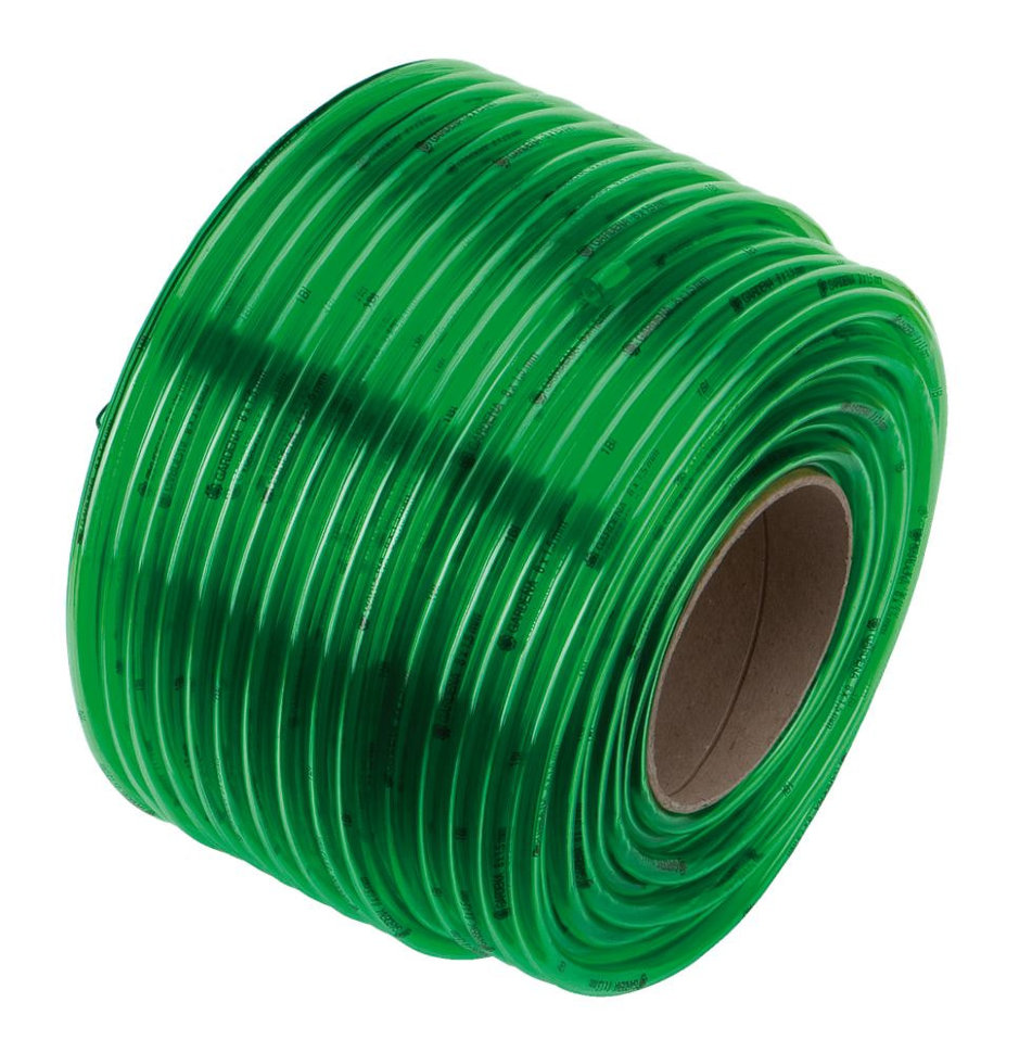 Шланг Gardena прозрачный зеленый 10х2 мм x 1 м (в бухте 50м)