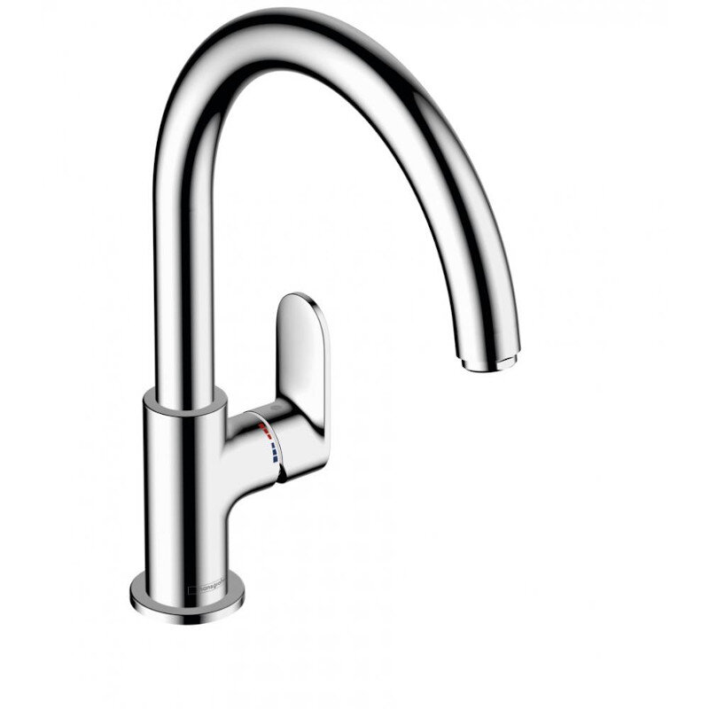 Кухонный смеситель HansGrohe 210 HG Vernis Blend однорычажный с поворотным изливом хром