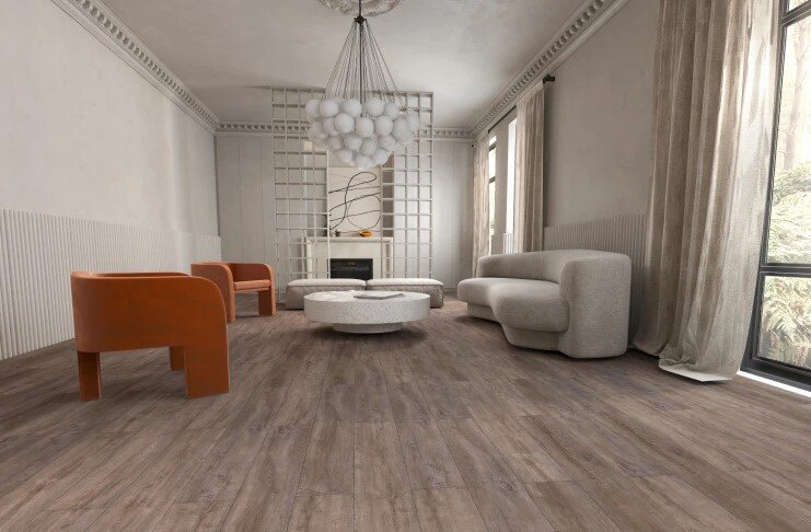 Плитка кварц-винил (замковый) Betta Villa V101 Дуб Виано (упак. 10 шт = 2,248м²)