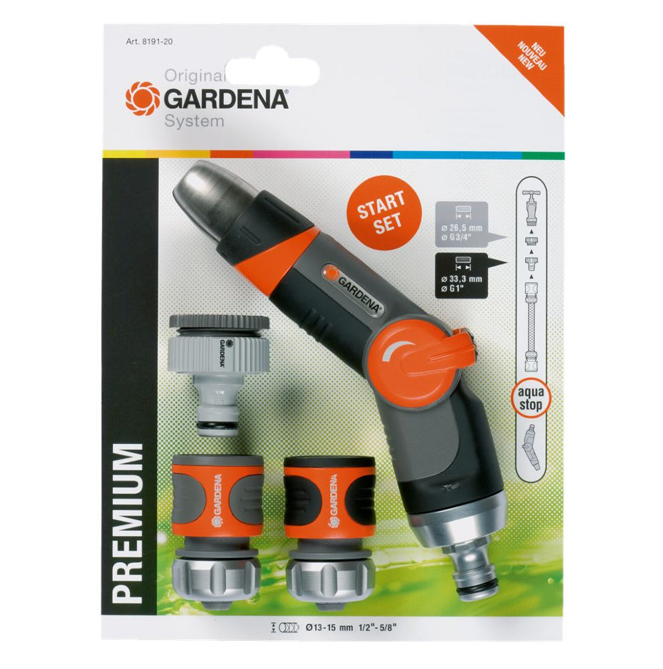 Комплект базовый Gardena Premium 13 мм (1/2)