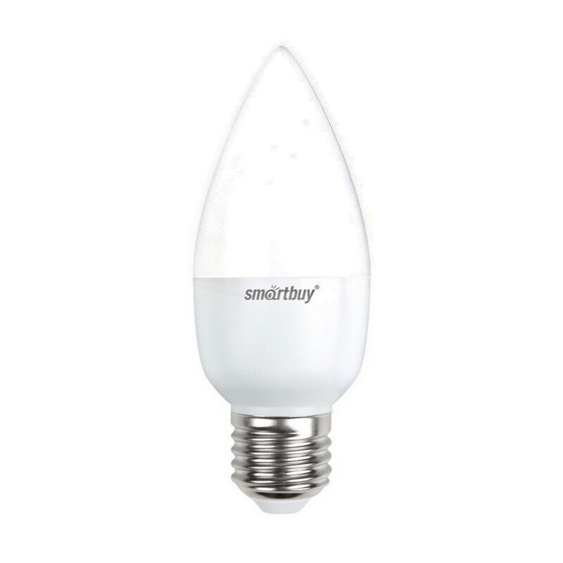 Лампа светодиодная Smartbye LED E27, свеча, 7Вт, 230В, 4000К, нейтральный свет