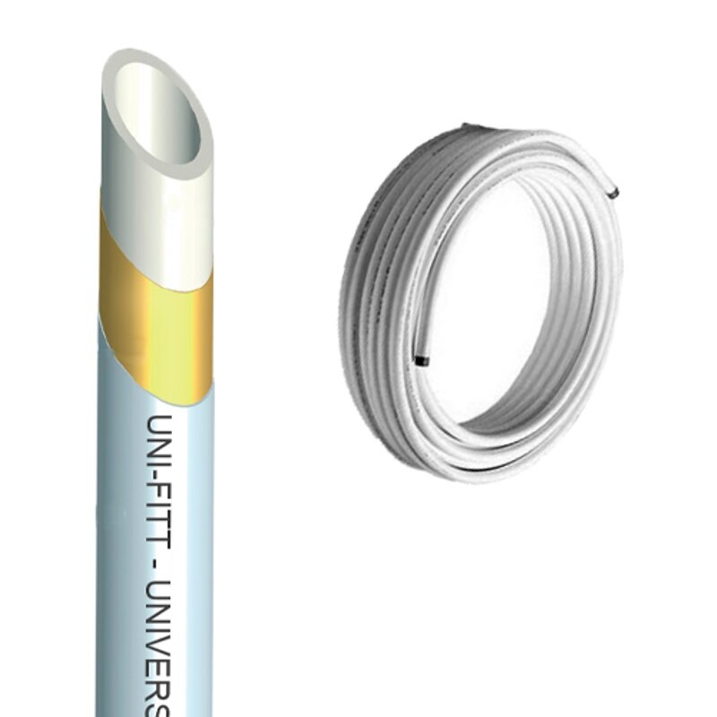 Труба металлопластиковая Universal series PEX-b UNI-FITT 16х2мм бухта 200м