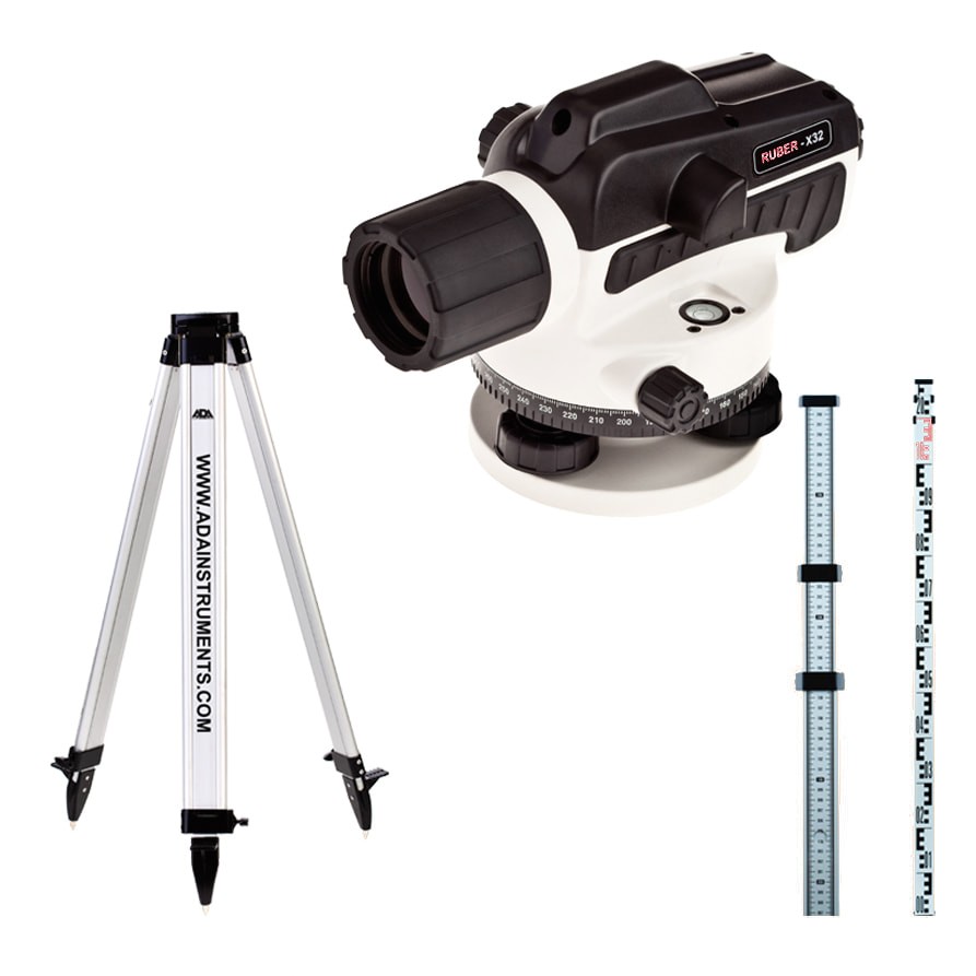 Нивелир оптический ADA RUBER-Х32 + Light S + Staff3