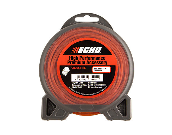 Корд триммерный Echo Cross Fire 2,4 мм* 15 м