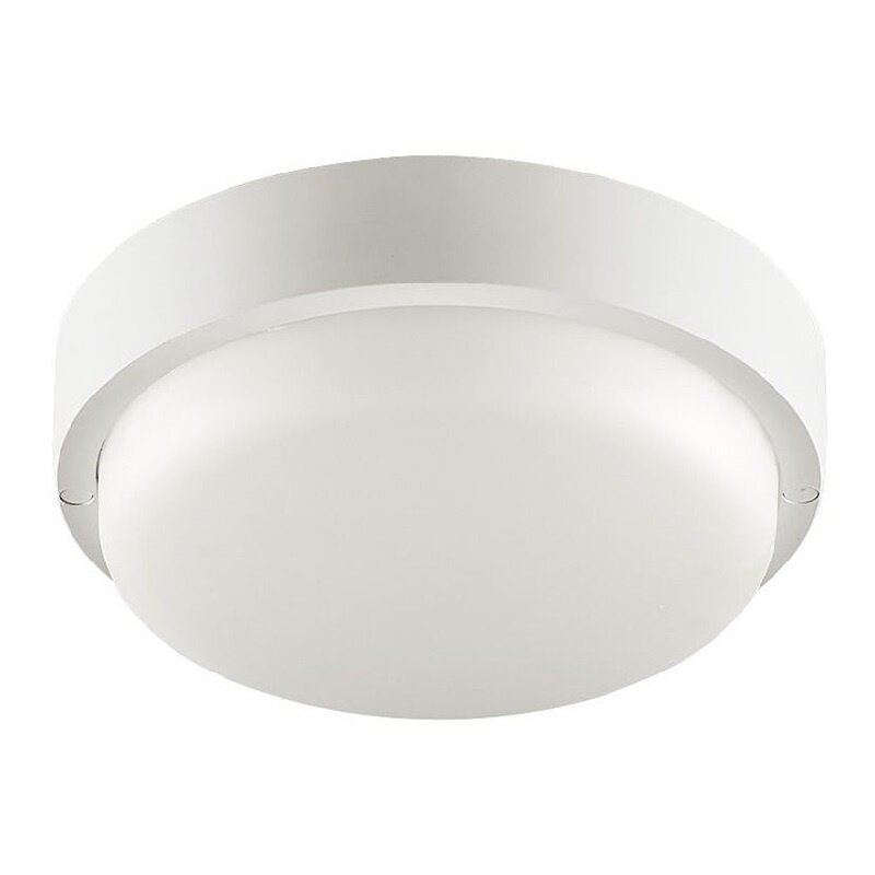 Светильник LED ЖКХ 12Вт, 4000К, 230В, IP65, круг, белый с датчиком движения