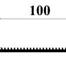 Самоклеющаяса полоса против скольжения ЗПОУ-100 мм 10 м/рулон