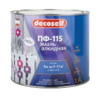 Эмаль Pufas Decoself ПФ-115 белая (1,9 кг)