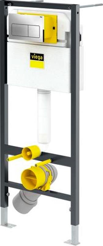 Модуль Prevista Dry для подвесного унитаза 112 см Viega 771973 + 678630 + 773717 хром, не для P Dry Plus!