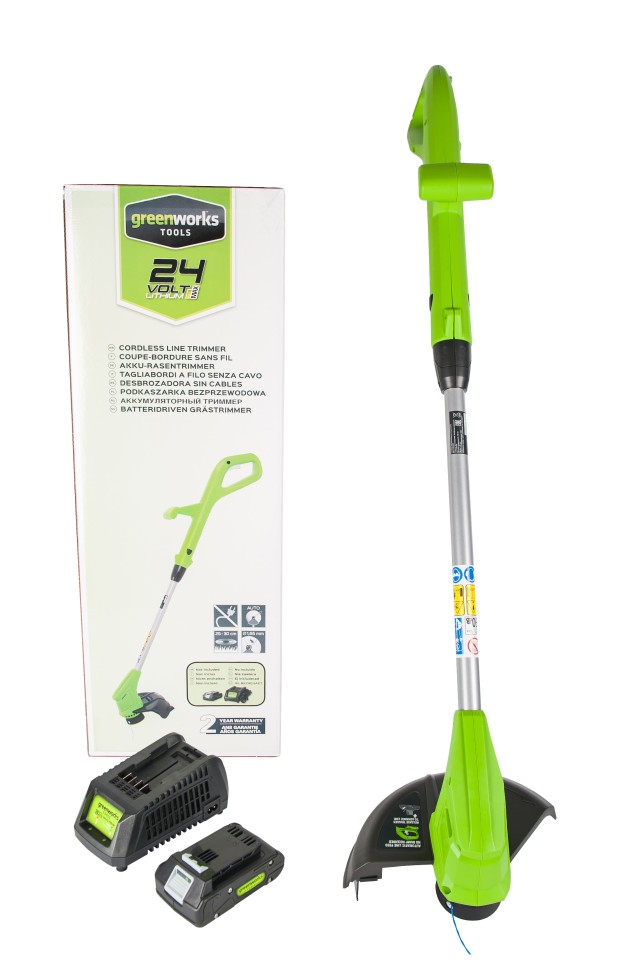 Триммер аккумуляторный G-24 24V Deluxe GREENWORKS G24ST30MK2