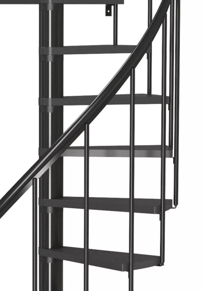 Лестница винтовая Calgary Anthracite d140
