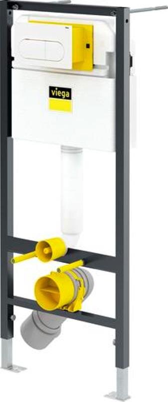Модуль Prevista Dry для подвесного унитаза 112 см Viega 771973 + 678630 + 773762 бел., не для P Dry Plus