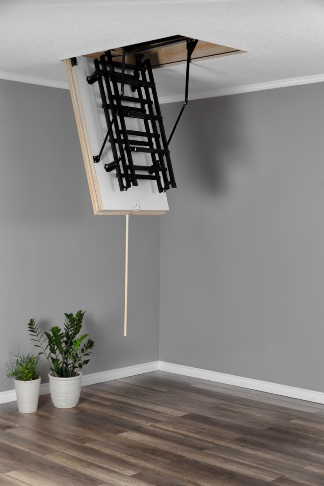 Чердачная лестница Oman METAL T3 SUPER 60x120 см h-2,8m