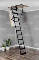 Чердачная лестница Oman METAL T3 SUPER 60x120 см h-2,8m