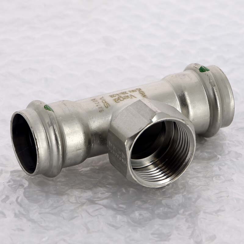 Тройник пресс-В нержавеющая сталь Sanpress Inox VIEGA 28x1x28