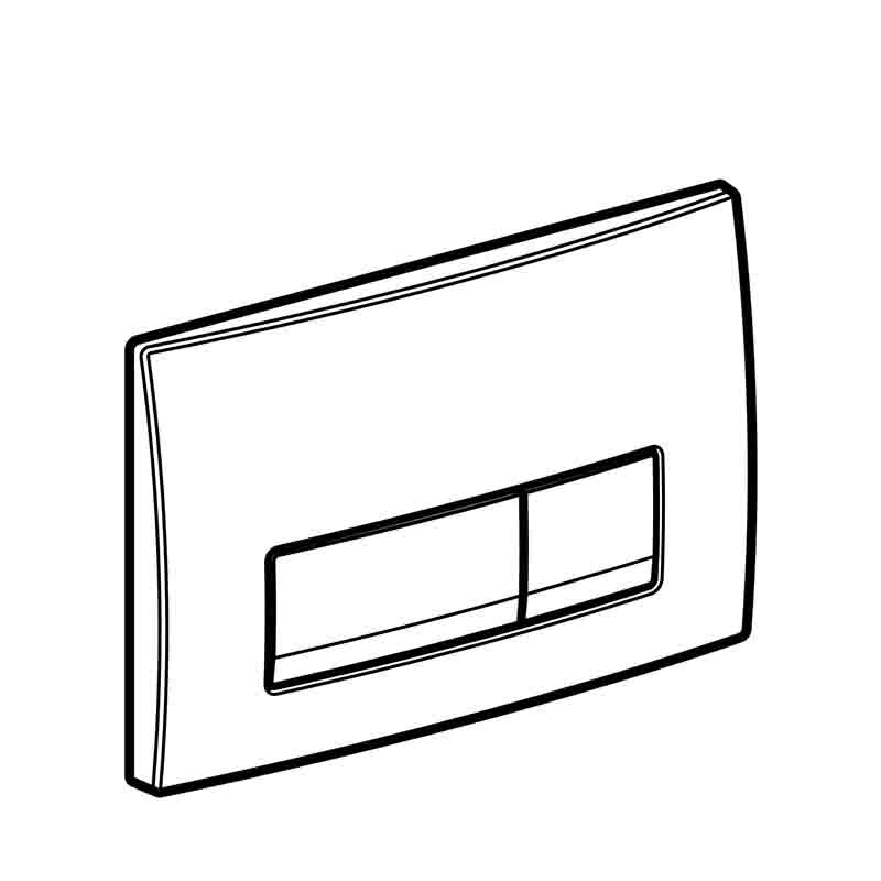 Кнопка смыва Geberit Delta51 хром