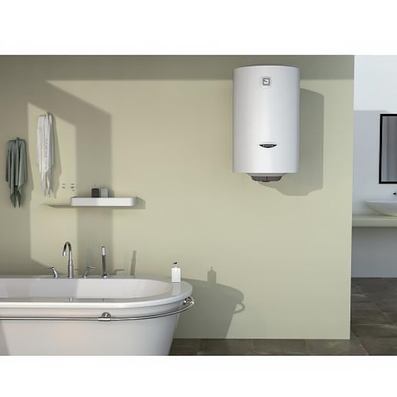 Водонагреватель электрический накопительный Ariston PRO1 R INOX ABS 65л круглый узкий нерж.сталь мех.упр-е