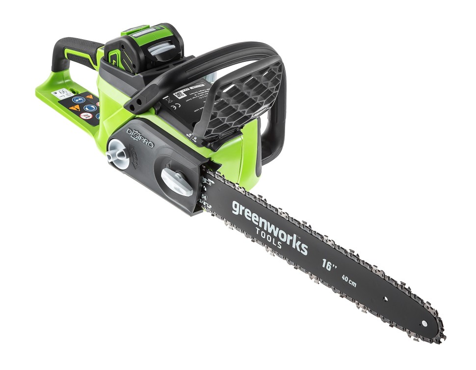 Пила цепная аккумуляторная G-MAX 40V GREENWORKS GD40CS18