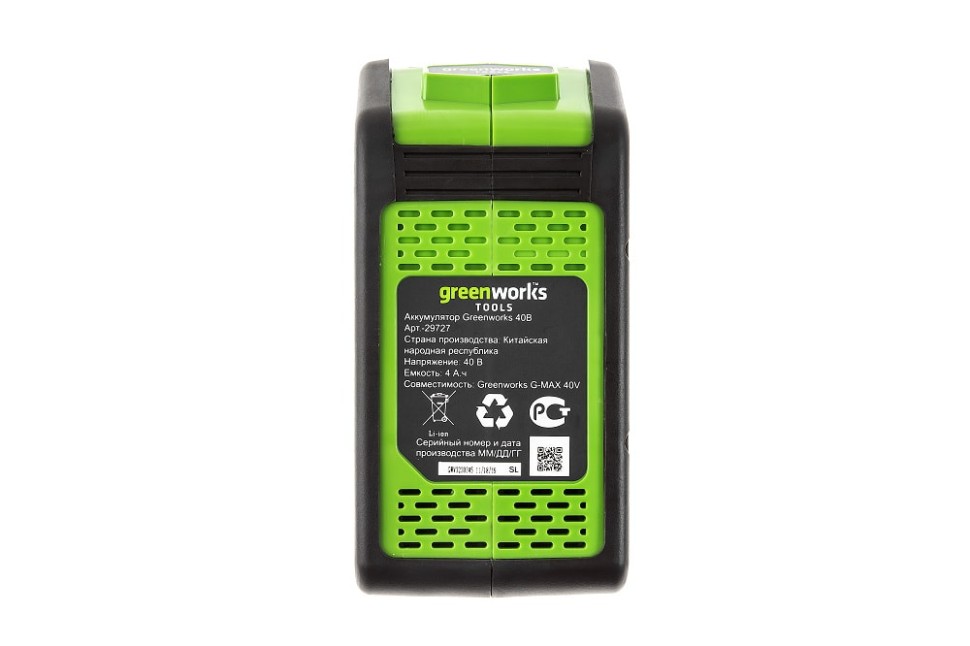 Аккумулятор G-MAX 40V GREENWORKS G40B4