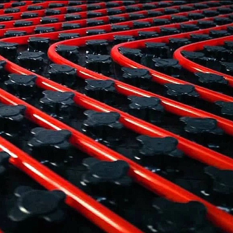 Плита теплоизоляционная Energofloor Pipelock Solo для укладки теплого пола ROLS ISOMARKET 20мм х 1,1м х 0,7м
