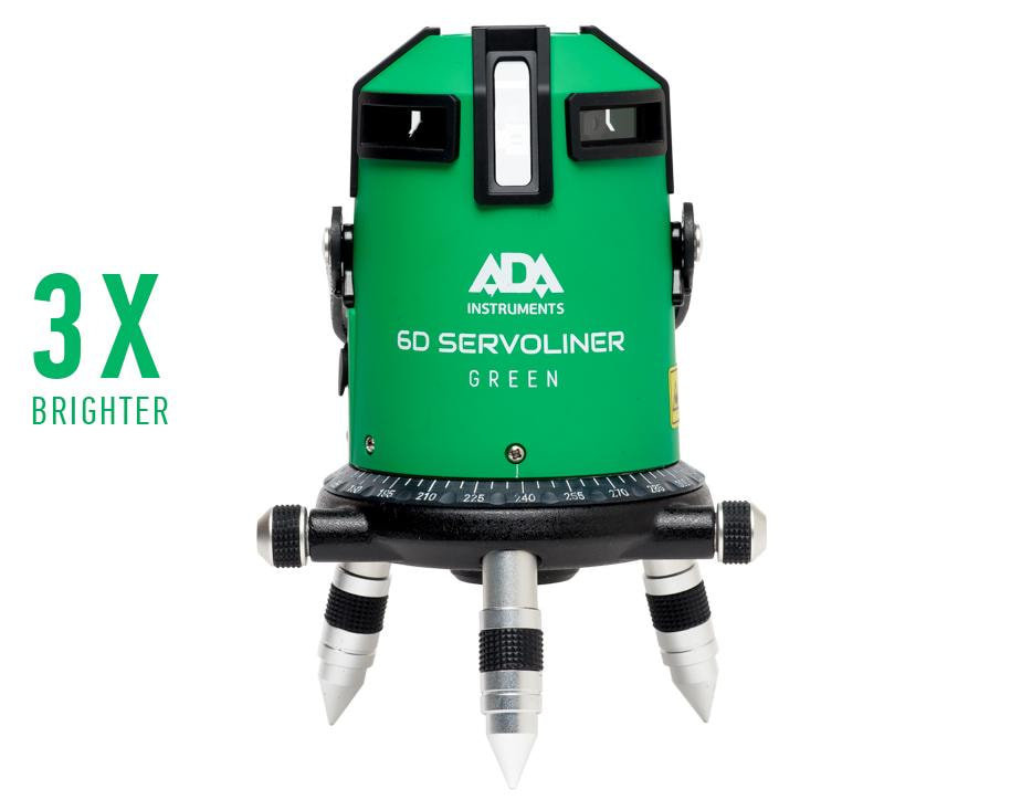 Нивелир лазерный ADA 6D SERVOLINER GREEN