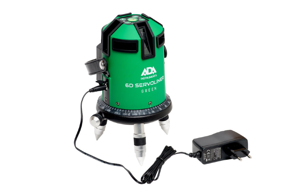 Нивелир лазерный ADA 6D SERVOLINER GREEN