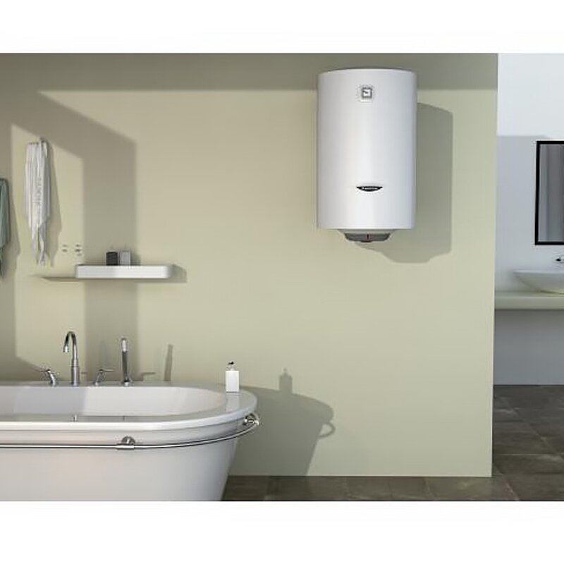 Водонагреватель электрический накопительный Ariston PRO1 R INOX ABS 80л круглый узкий нерж.сталь мех.упр-е