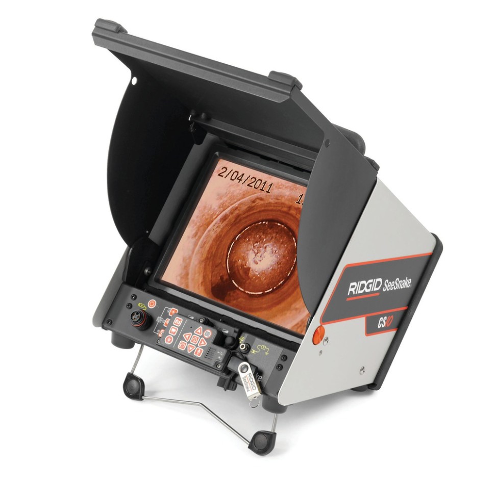 Монитор RIDGID SeeSnake CS10 с 2 аккумуляторами и зарядным устройством