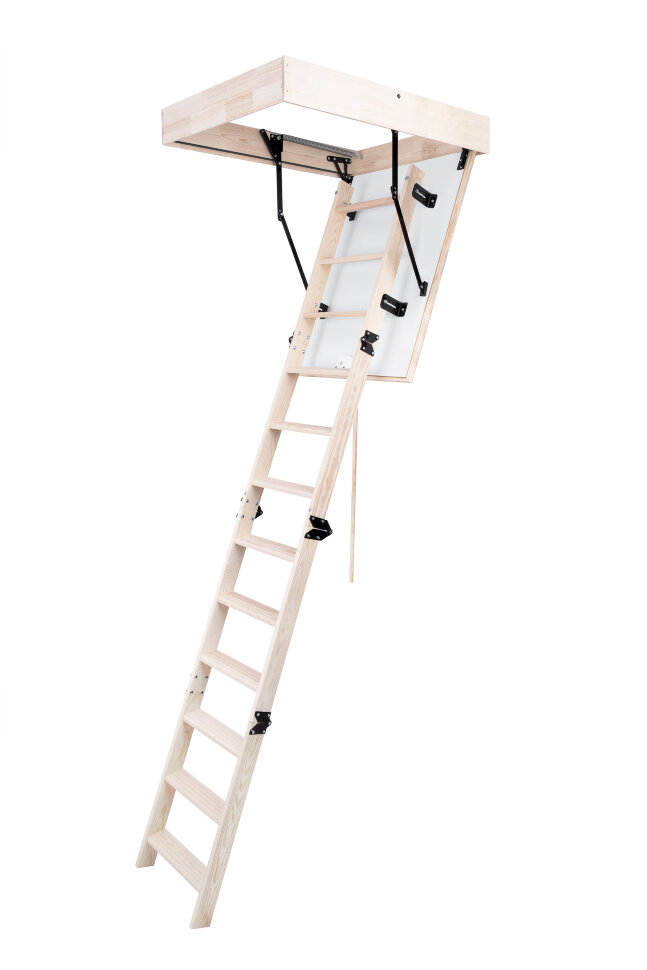 Чердачная лестница Oman COMPACT TERMO 55x100 см, h-2,8m
