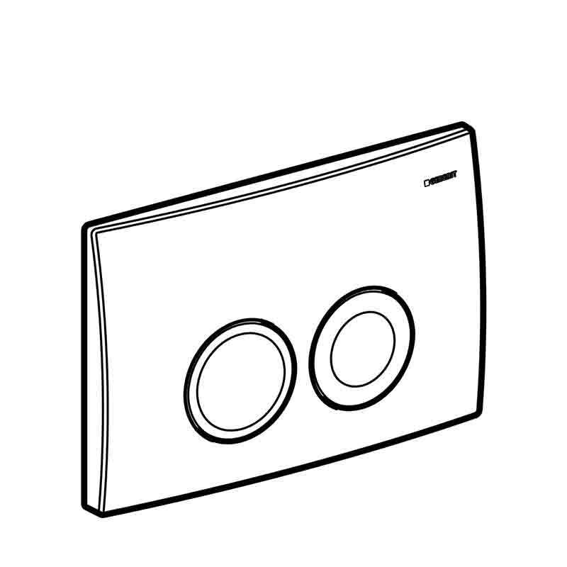 Кнопка смыва Geberit Delta21 хром