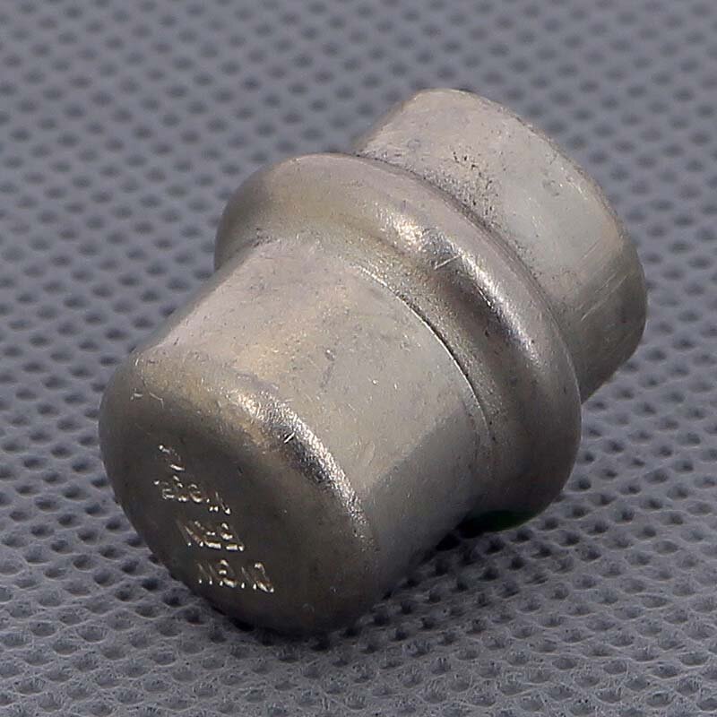 Заглушка пресс нержавеющая сталь Sanpress Inox VIEGA 15