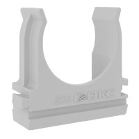 Держатель-клипса для труб DKC, пластик, d=25 мм, серый (100 шт.)
