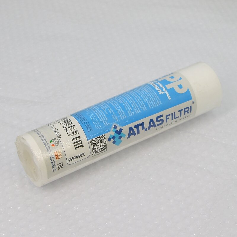 Картридж 10 Atlas Filtri 5 мкм полипропилен твердый для ГВС (CPP HOT) SX
