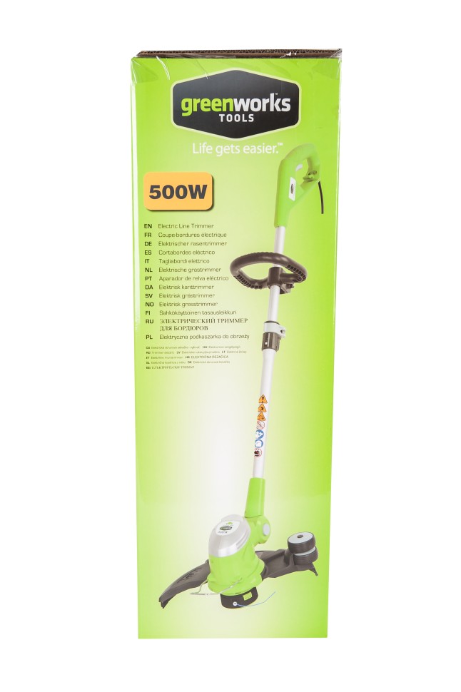 Триммер электрический 500W Deluxe GREENWORKS GST5033M