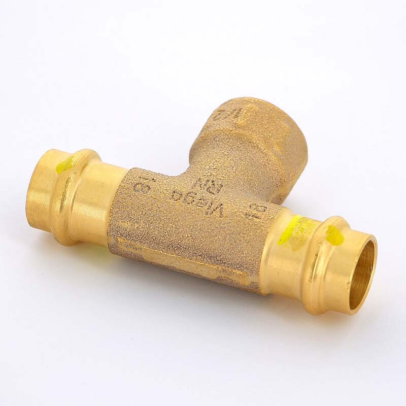 Тройник пресс-В бронза Profipress G VIEGA 18х1/2х18