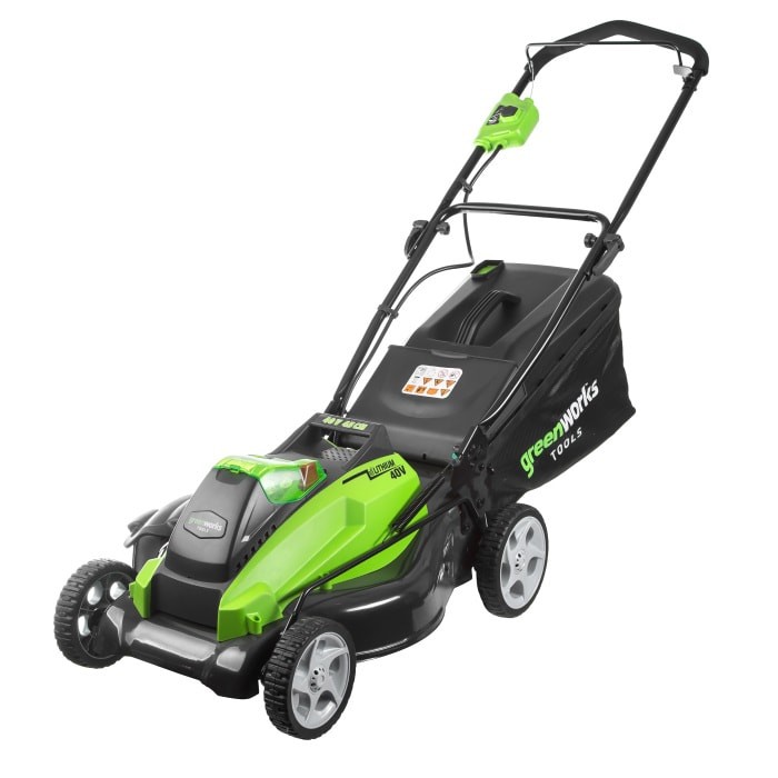 Газонокосилка аккумуляторная G-MAX 40V GREENWORKS G40LM45K3