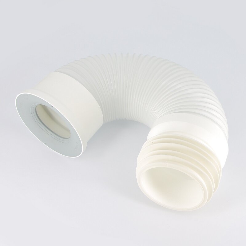 Труба Alcaplast фановая L240-600 мм гофр. DN80/110 x 100/120 мм для выпуска унитаза