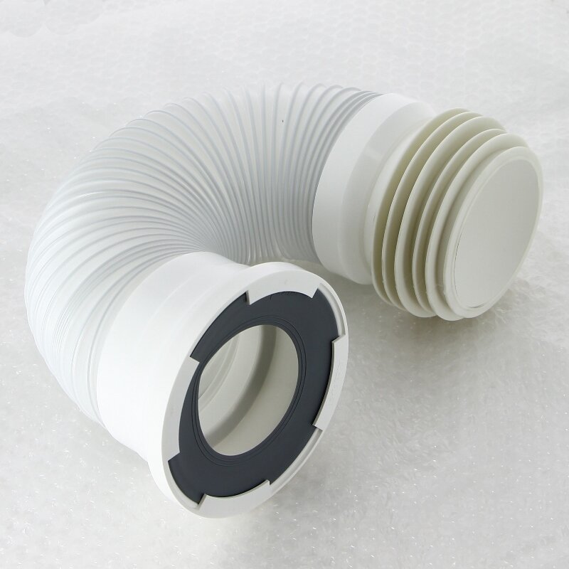Труба Alcaplast фановая L240-600 мм гофр. DN80/110 x 100/120 мм для выпуска унитаза