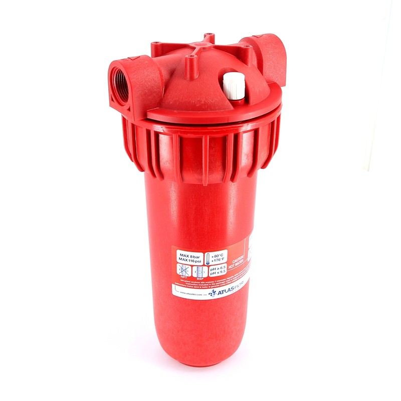 Колба фильтра 10 Atlas Filtri для горячей воды Plus HOT 3/4 3P SX, BX