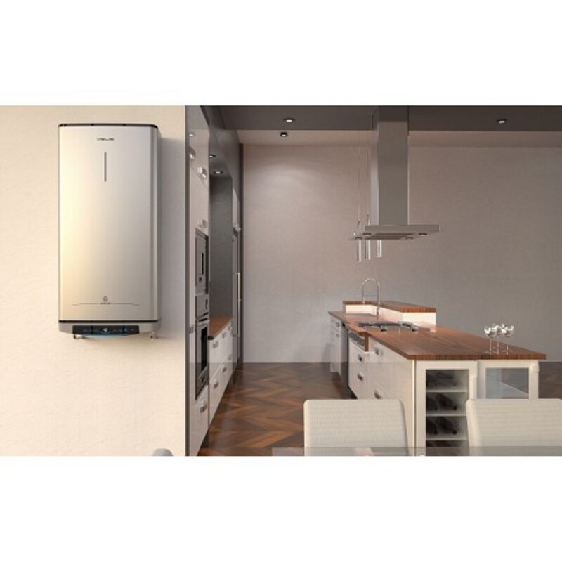 Водонагреватель электрический накопительный Ariston ABSE VLS PRO PW 80 л плоский нержавеющаясталь