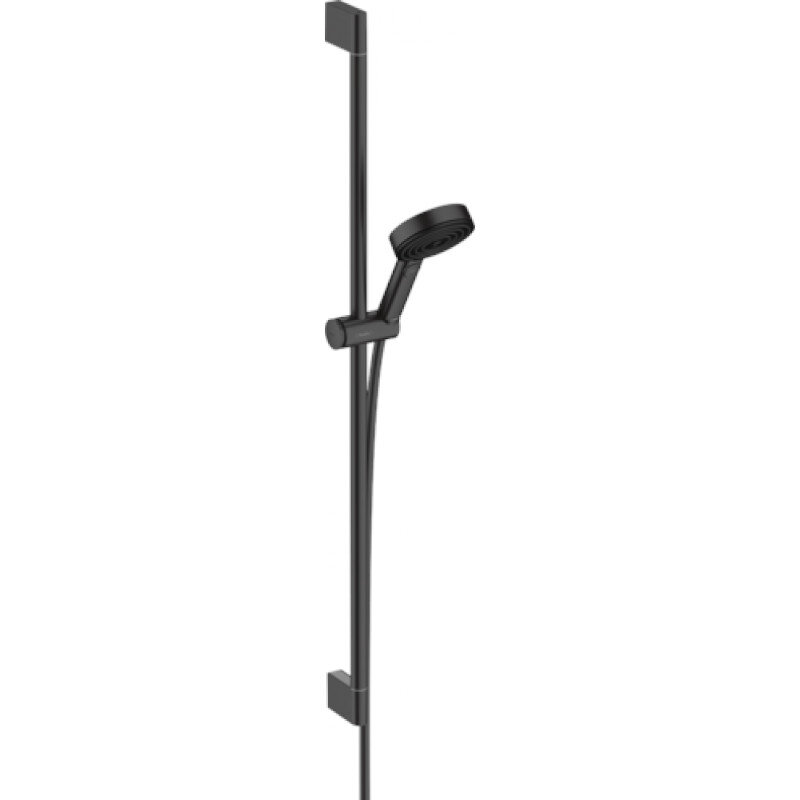 Душевой набор Hansgrohe HG Pulsify Select 105 3jet Relaxation cо штангой 90 см матовый черный