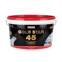 Эмаль акриловая супербелая Pufas Gold Star 45 п/глянц. мороз. (9 л)