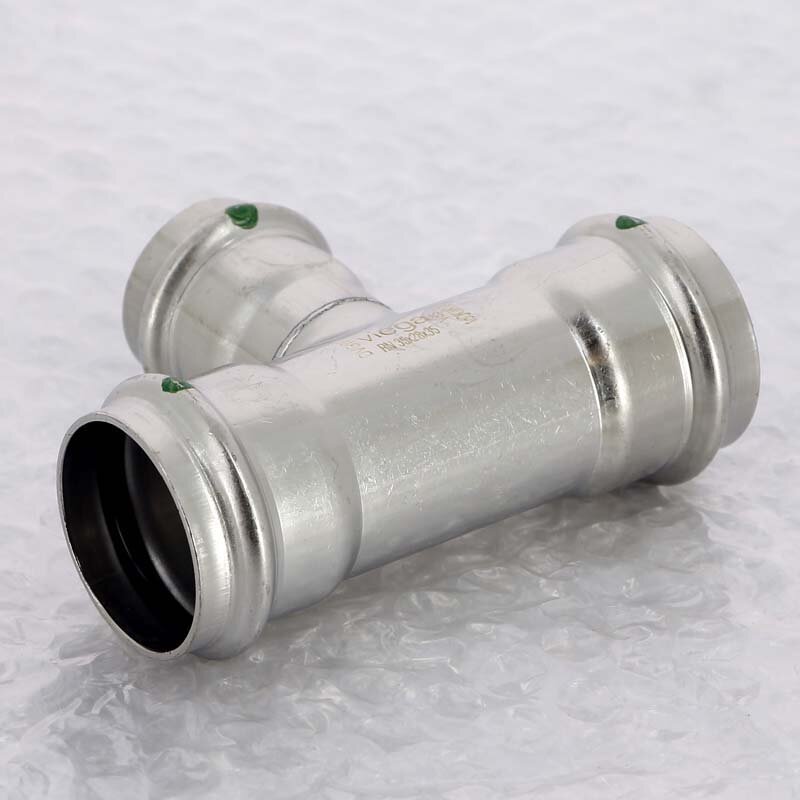 Тройник пресс нержавеющая сталь Sanpress Inox VIEGA 35x28x35