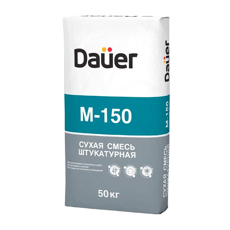 Смесь сухая штукатурная Dauer М-150, 50 кг