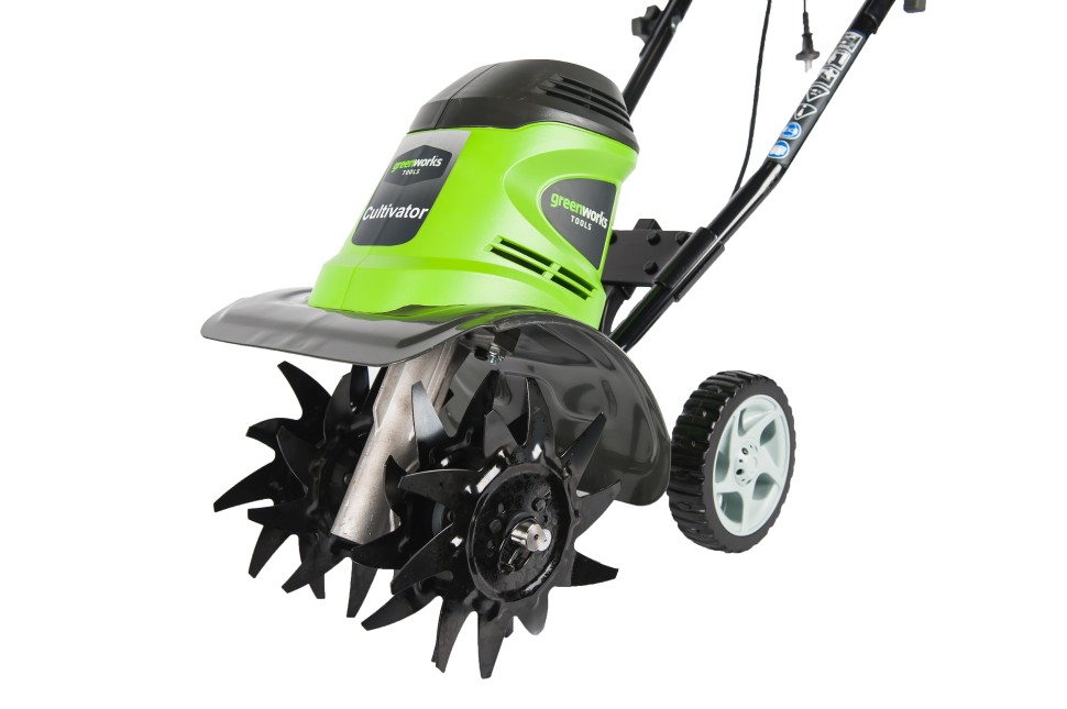 Культиватор электрический 950W GREENWORKS GTL9526