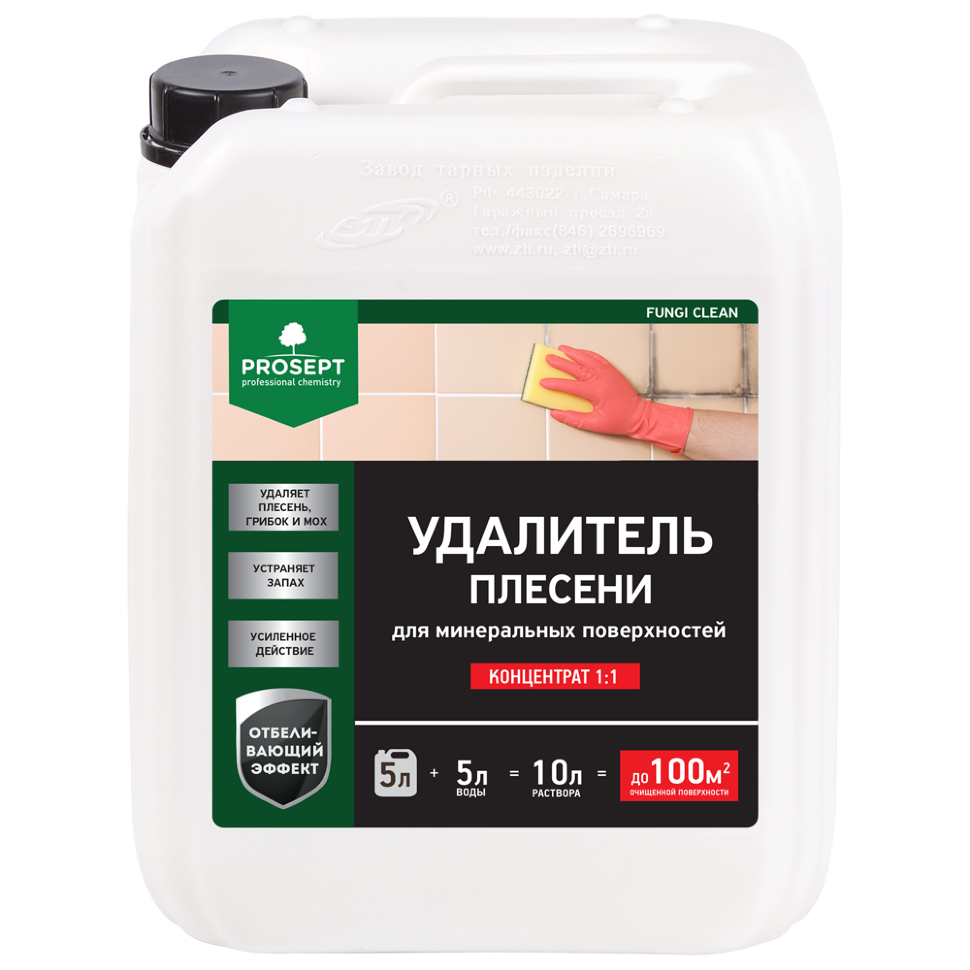Удалитель плесени PROSEPT FUNGI CLEAN /концентрат 1:1/ 5 л (упак. 4 шт)